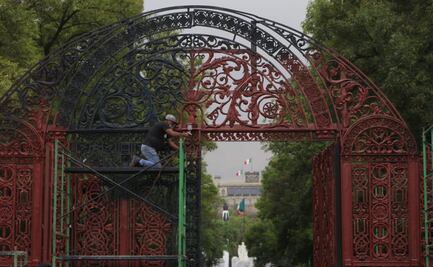 ¿Puerta de Leones del Bosque de Chapultepec cambia de color? CDMX aclara nuevo tono