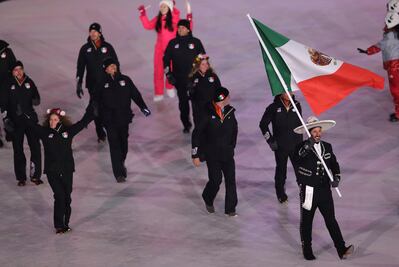 Al estilo mariachi, México se presenta en Pyeongchang
