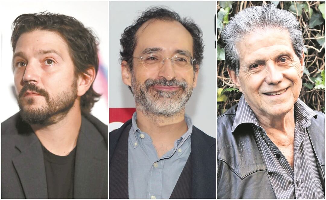 Diego Luna, Bruno Bichir y Héctor Bonilla. Foto: Archivo 
