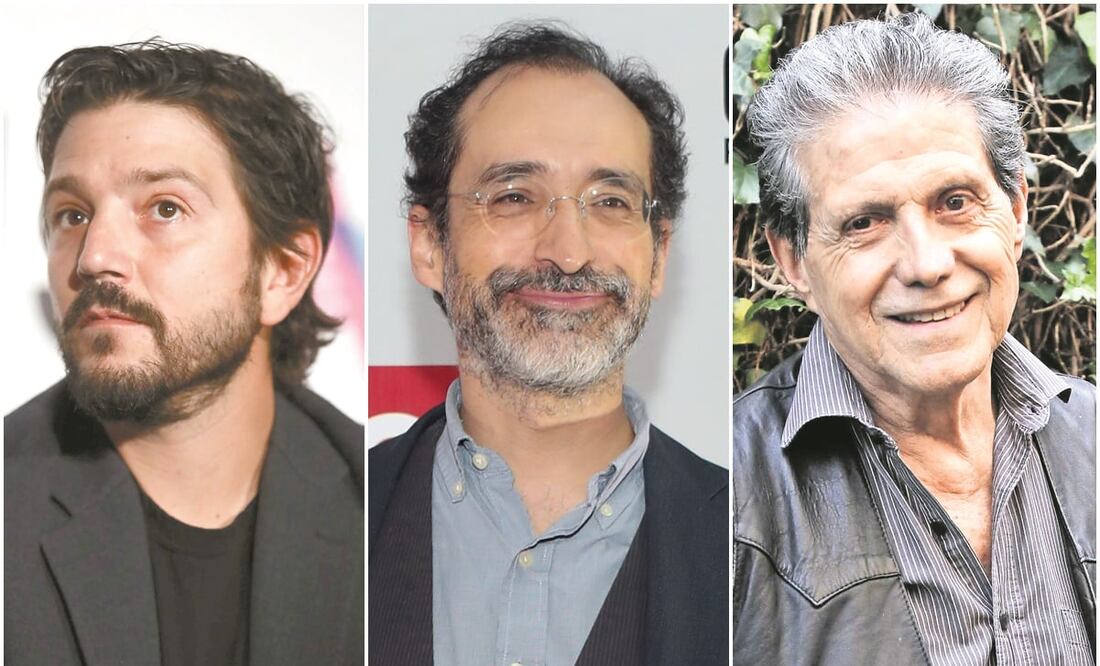 Diego Luna, Bruno Bichir y Héctor Bonilla. Foto: Archivo