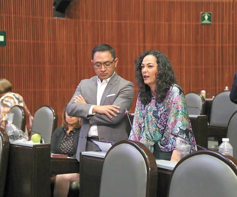 La diputada Olga Sosa Ruiz, del Partido Encuentro Social, aseguró que su bancada acompañará a todas las mujeres que denunciaron acoso sexual en la Cámara Baja hasta que se sancione a los responsables. ESPECIAL