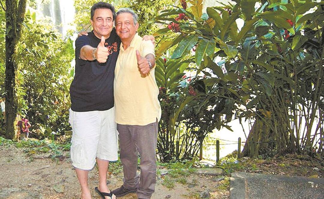 Pío López Obrador y Andrés Manuel López Obrador. Foto: ARCHIVO EL UNIVERSAL