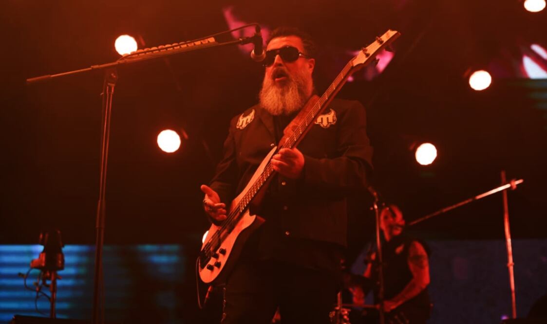 Miky Huidobro de Molotov en el concierto de 30° aniversario de la banda.
Foto: Carlos Mejía / EL UNIVERSAL