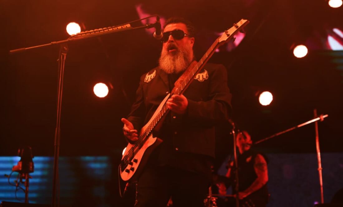 Miky Huidobro de Molotov en el concierto de 30° aniversario de la banda.
Foto: Carlos Mejía / EL UNIVERSAL