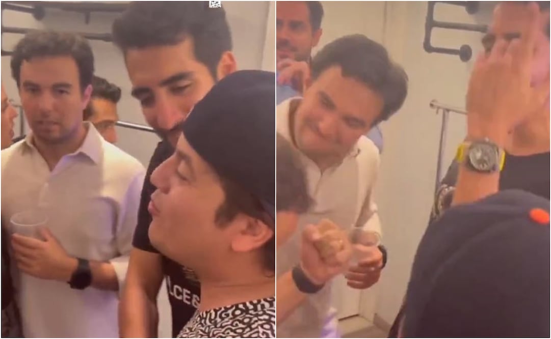 VIDEO: Checo Pérez se echa palomazo con Remmy Valenzuela ¿Lo regañó su esposa? / FOTO: ESPECIAL