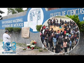 Alumnos dedican altar a Aideé, alumna asesinada en CCH Oriente