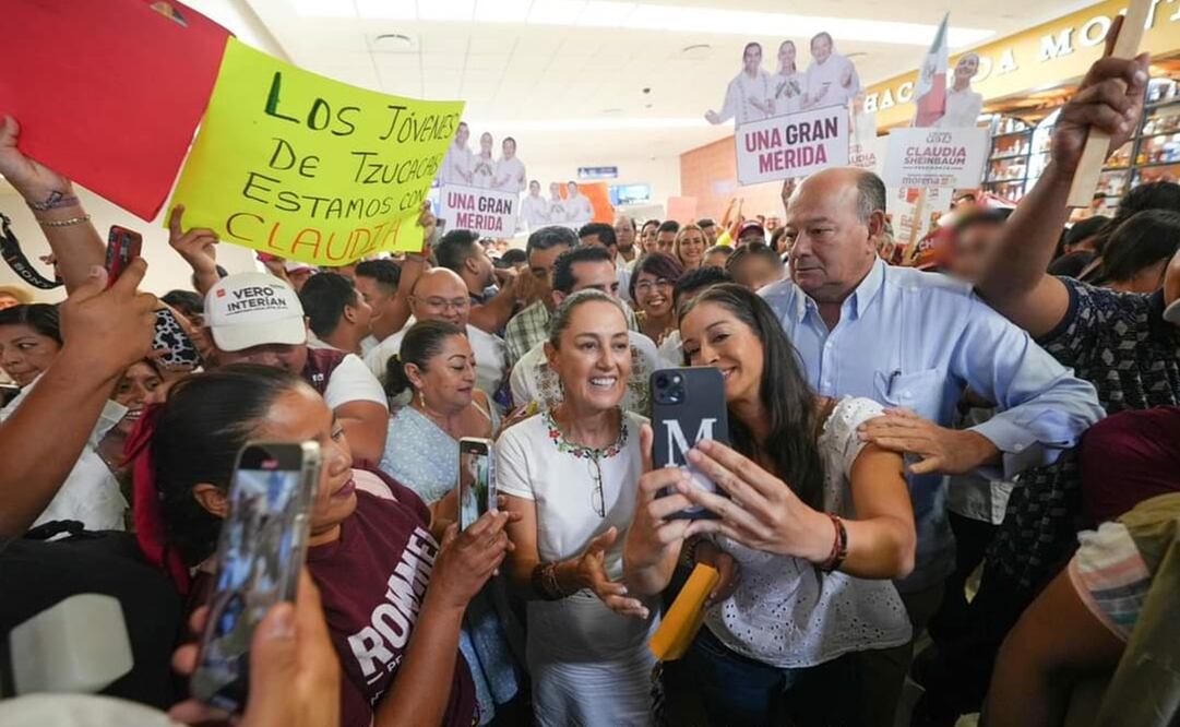 Claudia Sheinbaum reiteró sus compromisos con los adultos mayores, programas sociales y el desarrollo del país. Foto Especial.