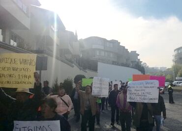 Suman cinco horas de bloqueo en Interlomas