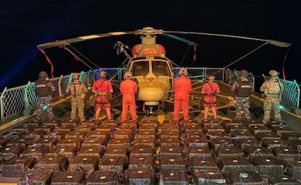 Aseguran casi 3 toneladas de cocaína en costas de Oaxaca; hay cuatro detenidos