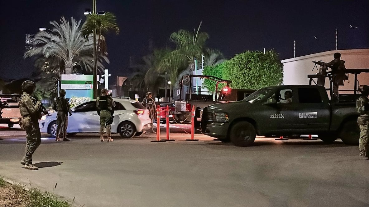 El enfrentamiento se dio en el fraccionamiento Villas del Cedro, en Culiacán. Foto: Especial