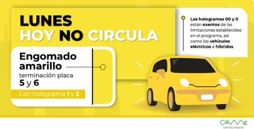 Hoy No Circula lunes 23 de octubre 2023 : ¿Qué autos no transitan?