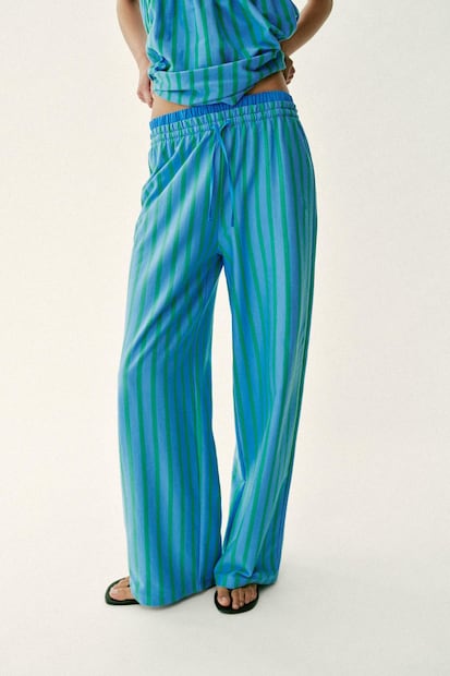 Pantalones palazzo. Foto Zara