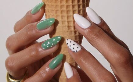 De crystal nails a uñas de lunares, diseños en tendencia para lucir en agosto