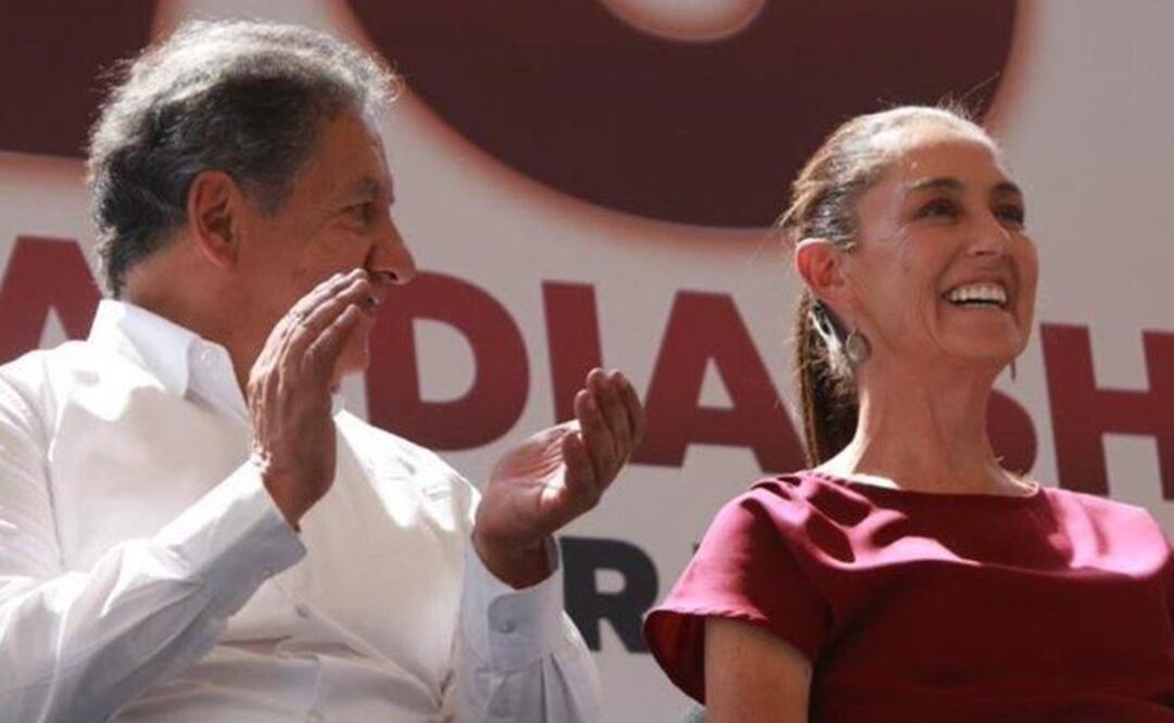 Higinio Martínez y Claudia Sheinbaum. Foto: Especial
