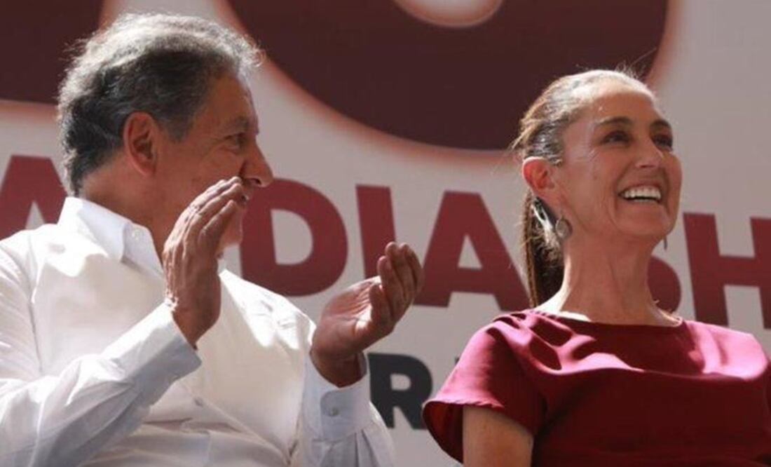 Higinio Martínez y Claudia Sheinbaum. Foto: Especial