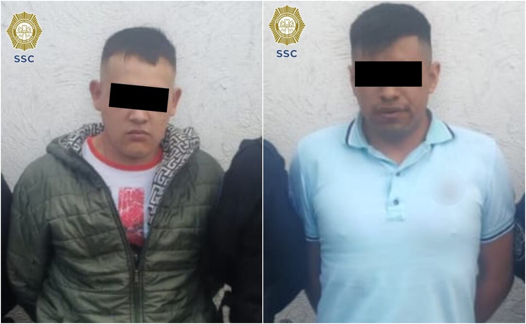 Detenidos por amenazar a un locatario en Iztapalapa. Foto: Especial