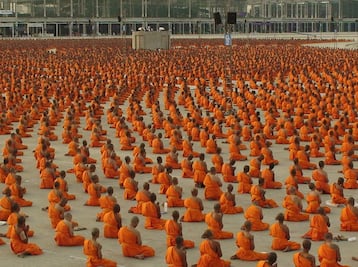 Templo budista quedó vacío luego de que se descubriera que sus monjes consumían metanfetaminas