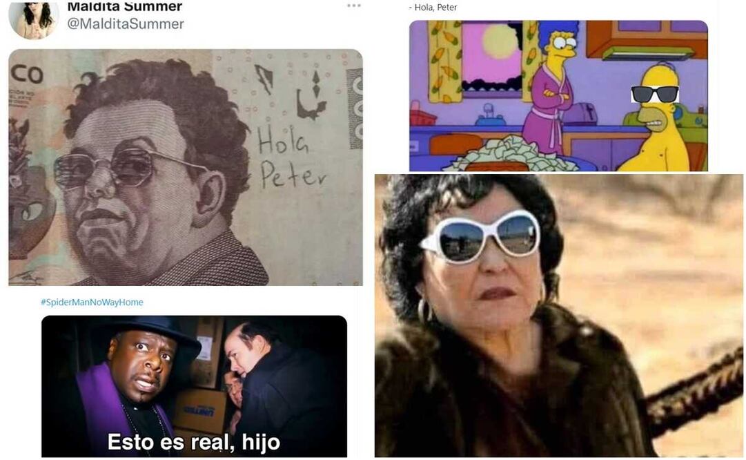 ¡Hola Peter! y los mejores MEMES por "Spider-Man: No Way Home"