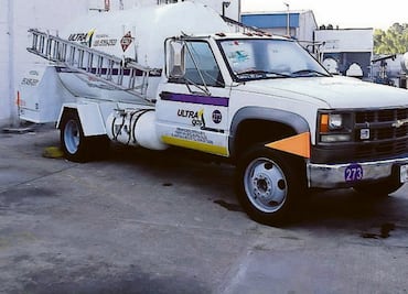 Comando roba pipa cargada de gas