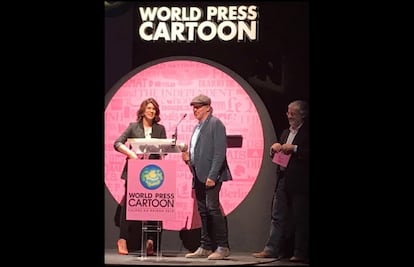 Gana Boligán premio en los World Press Cartoon 2019