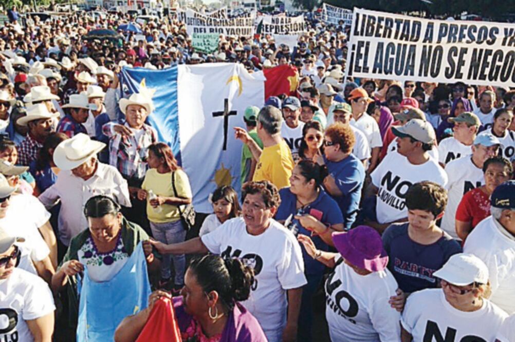 Tras el arresto de Mario Luna, miles de personas exigieron con marchas la liberación del activista (ARCHIVO EL UNIVERSAL)