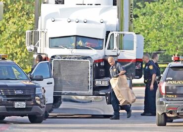 En tráiler de Texas, 25 mexicanos; 4 murieron
