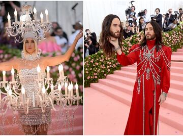 Katy Perry "alumbra" el camino del "conde" Jared Leto en la Gala del MET
