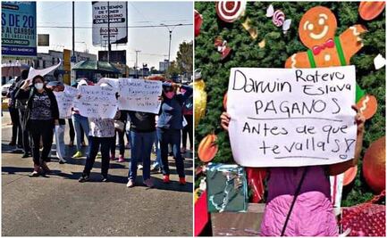 Empleados del ayuntamiento de Coacalco exigen el pago de su aguinaldo