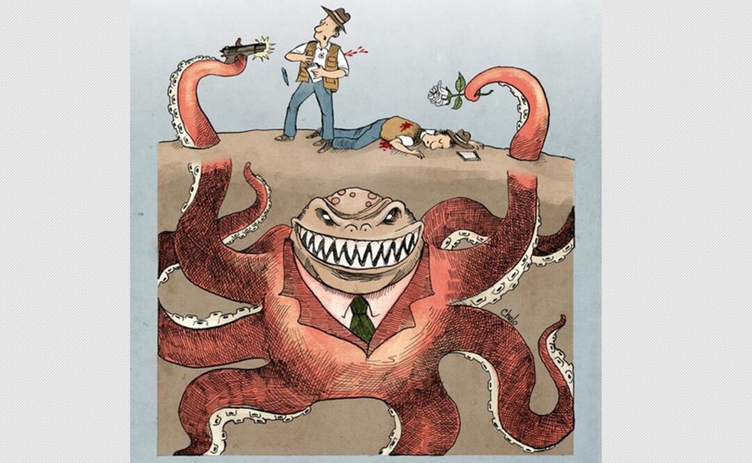 Detalle del cartón de "Chelo"