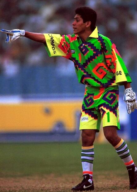 Los uniformes mas emblemáticos de Jorge Campos