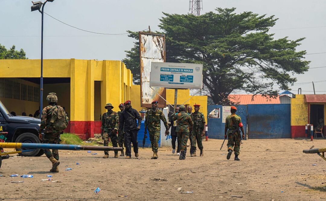 La prisión de Makala fue escenario en 2017 de una fuga masiva de unos 4 mil 500 presos durante el asalto efectado contra el penal por seguidores de la secta Bundu Dia Kongo para liberar a su líder. Foto: AFP