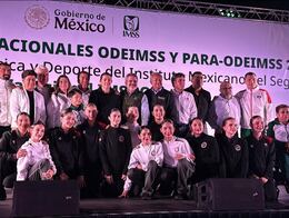 Juegos Odeimss 2025 arrancan en Oaxtepec; María del Rosario Espinosa enciende el pebetero