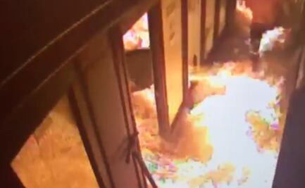 Video revela cómo provocaron incendio en oficinas de la FES Acatlán