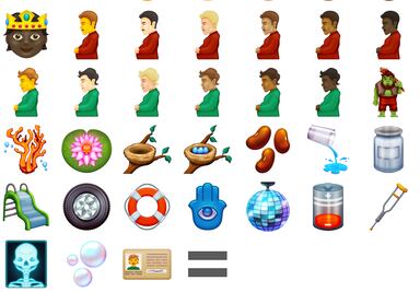 Así son los nuevos emojis de WhatsApp                    	