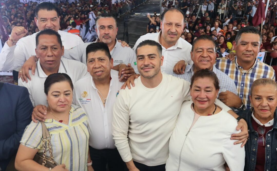 García Harfuch dijo que con el apoyo de los agremiados será posible encabezar la defensa de la transformación en la ciudad Foto: @OHarfuch