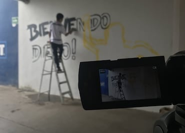 Dorados prepara mural de bienvenida para Maradona