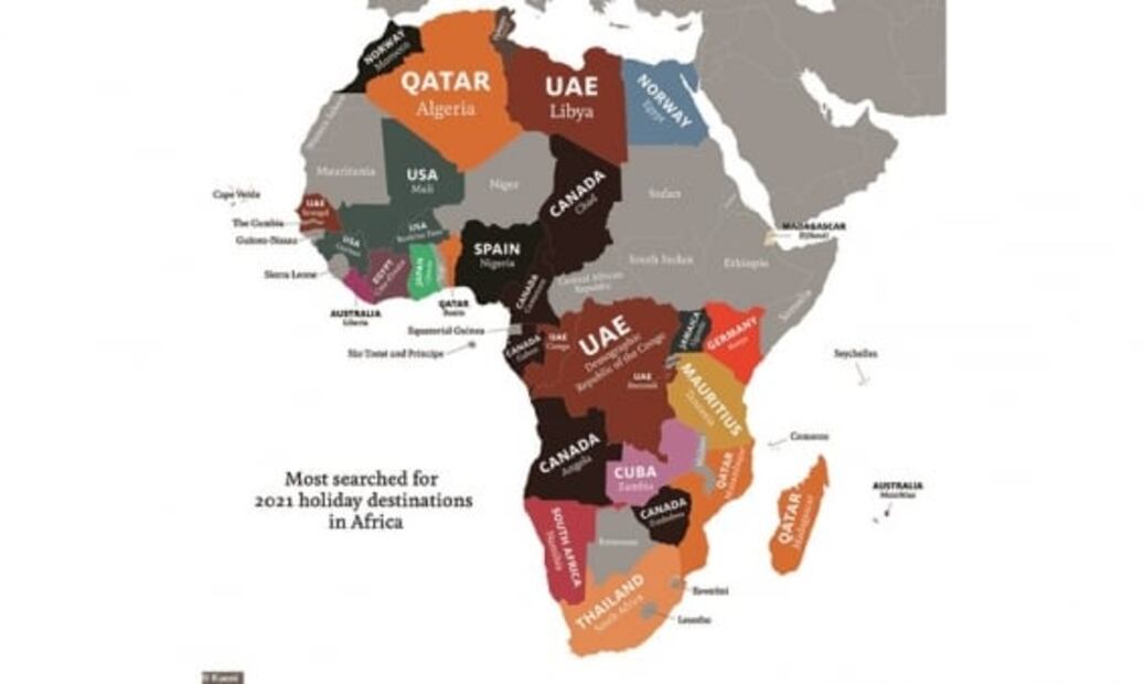 Los lugares más buscados para viajar en 2021