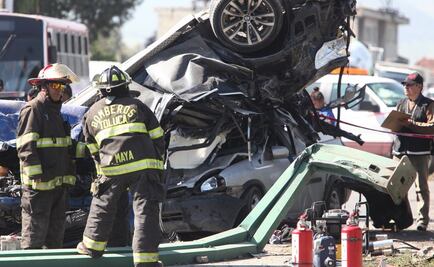 Mueren dos en choque provocado por BMW en carretera Toluca-Tenango