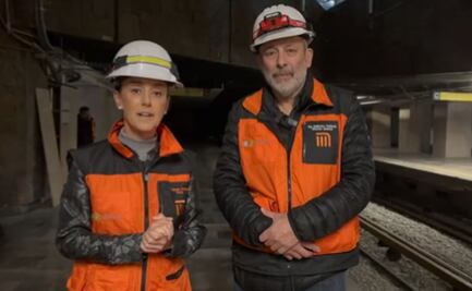 Sheinbaum recorre tramo de San Lázaro a Salto del Agua de la Línea 1 del Metro