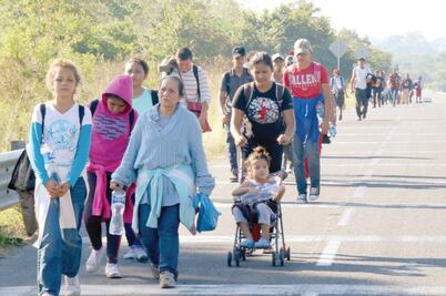 Apoyan a caravana para prevenir trata