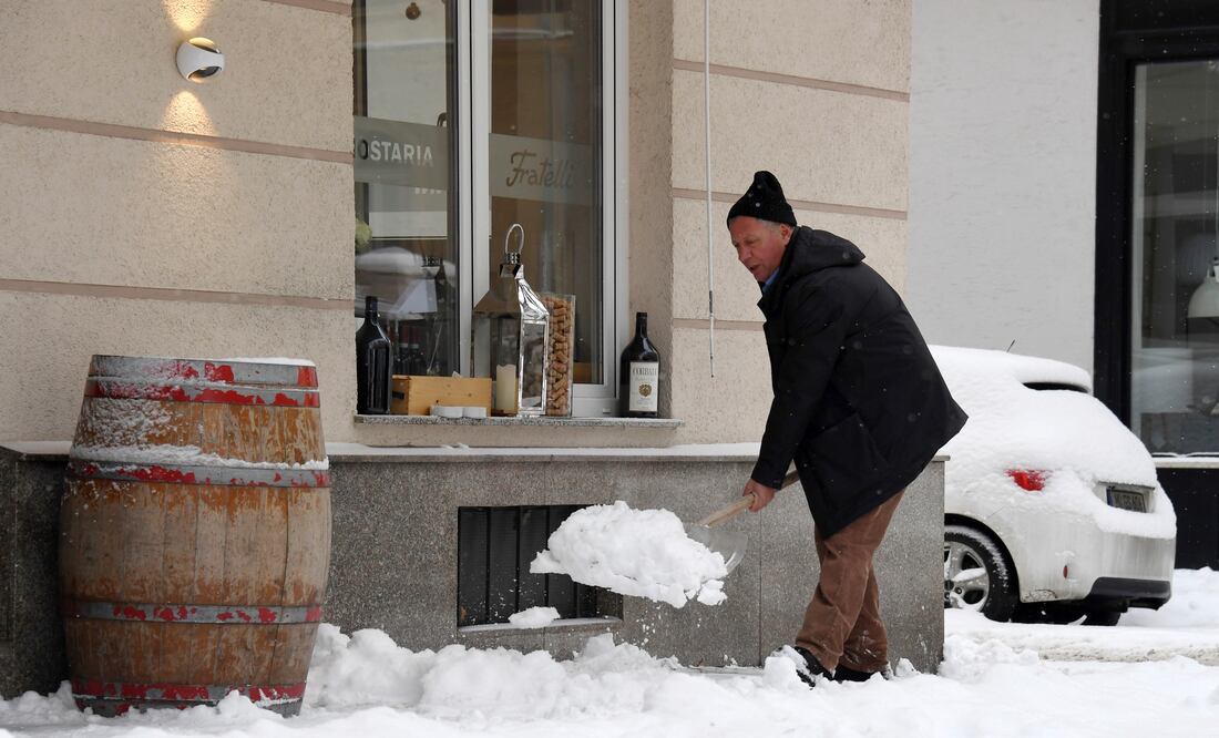 En Alemania, Austria y Hungría, los termómetros marcaron temperaturas de hasta 31 grados centígrados bajo cero (Foto: AP)