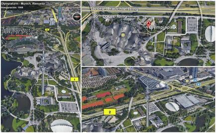 Mapa. Zona del tiroteo en Alemania