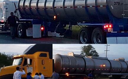 Aseguran pipas con hidrocarburo ilegal en Matamoros