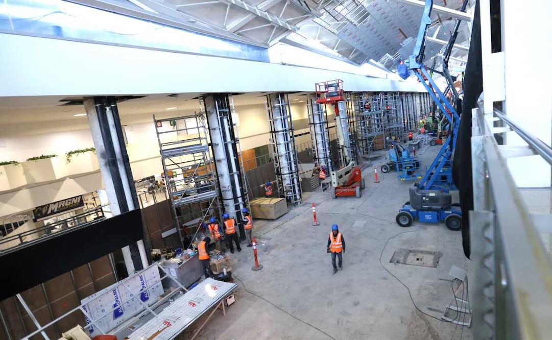 Con inversión superior a 9 mil millones de pesos, el aeropuerto capitalino renueva instalaciones, tecnología y áreas de servicio rumbo al Mundial 2026. (09/03/26) Foto: Diego Prado/ EL UNIVERSAL