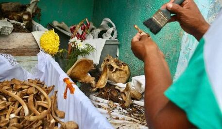 Día de Muertos 2024: Inicia en Campeche ritual en honor a los difuntos: en Pomuch comienza la “Limpieza de los Santos Restos”