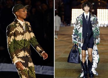 El comentado debut de Pharrell Williams en Louis Vuitton