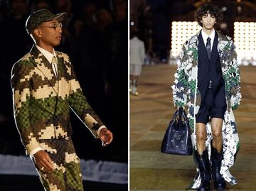 El comentado debut de Pharrell Williams en Louis Vuitton