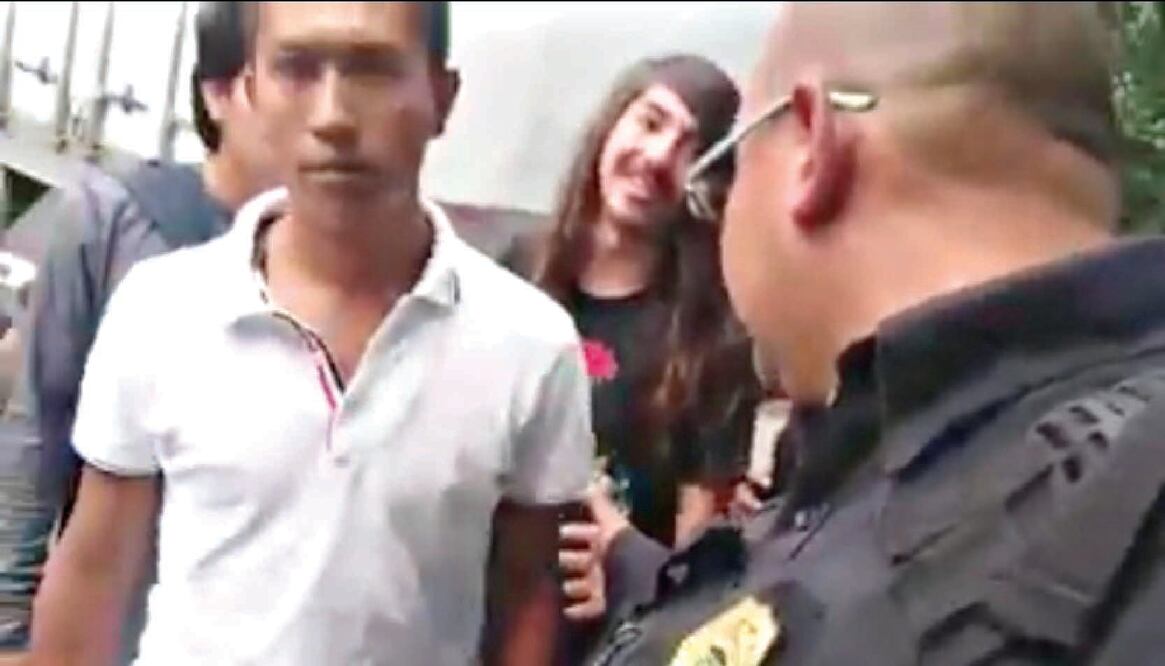 La riña ocurrió tras la difusión de un video donde se ve la discusión entre un grupo de supuestos estudiantes y aparentes militantes de un partido político