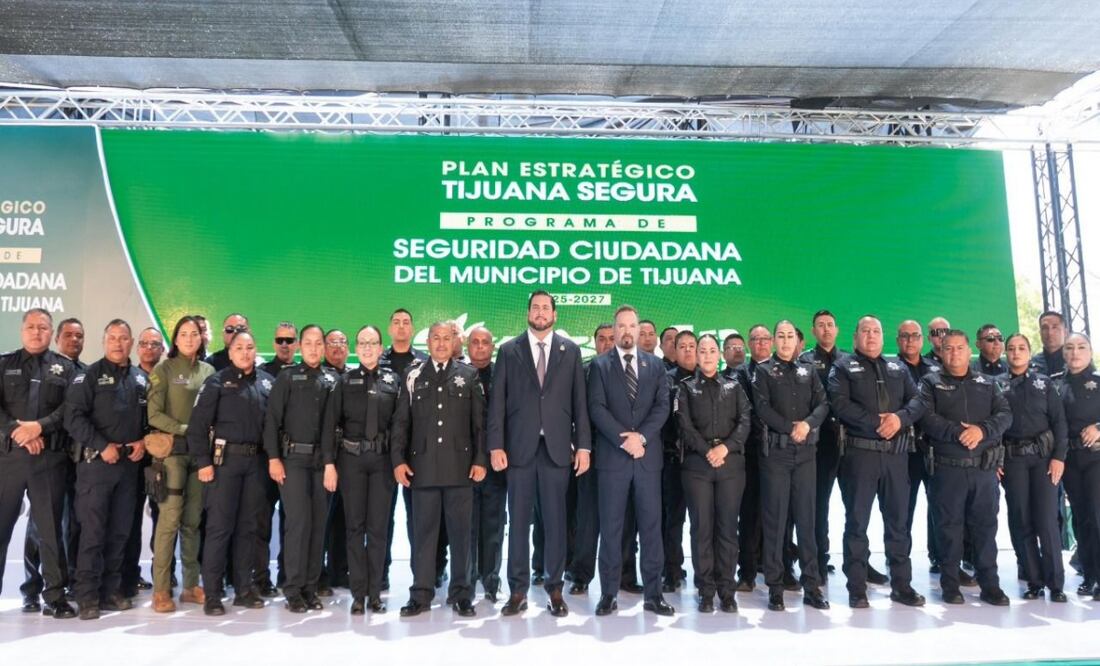 Presidente municipal de Tijuana destaca avances históricos en seguridad; "aquí no nos tiembla la mano", dice. Foto: Especial