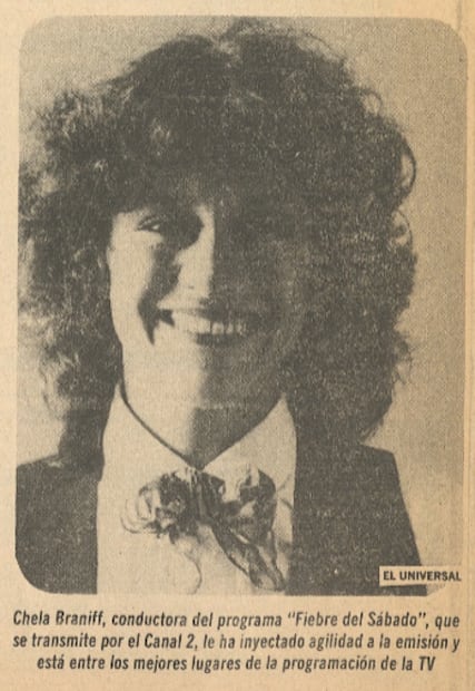 Chela Braniff en marzo de 1979. 
Hemeroteca EL UNIVERSAL.